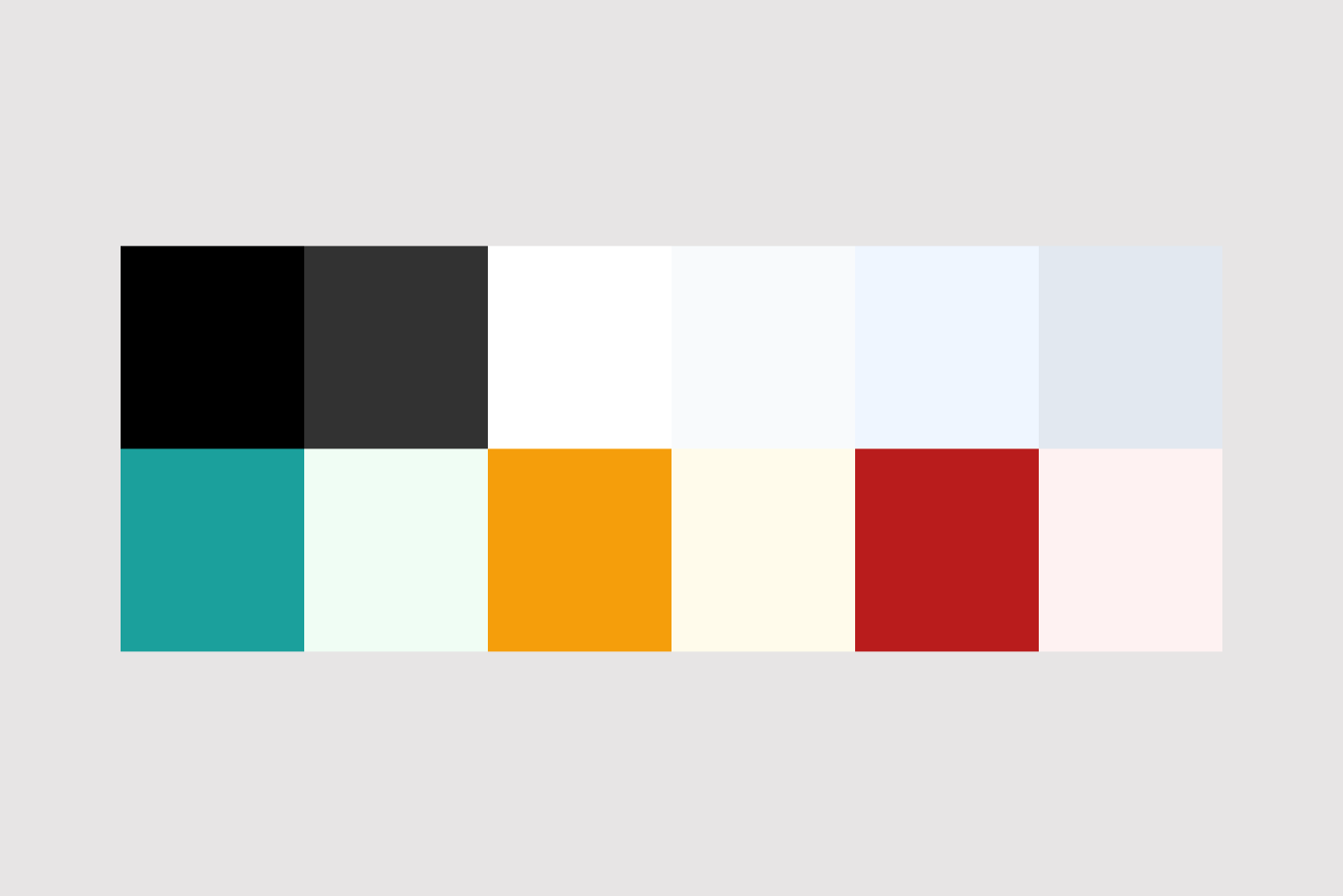 Gangan brand color palette